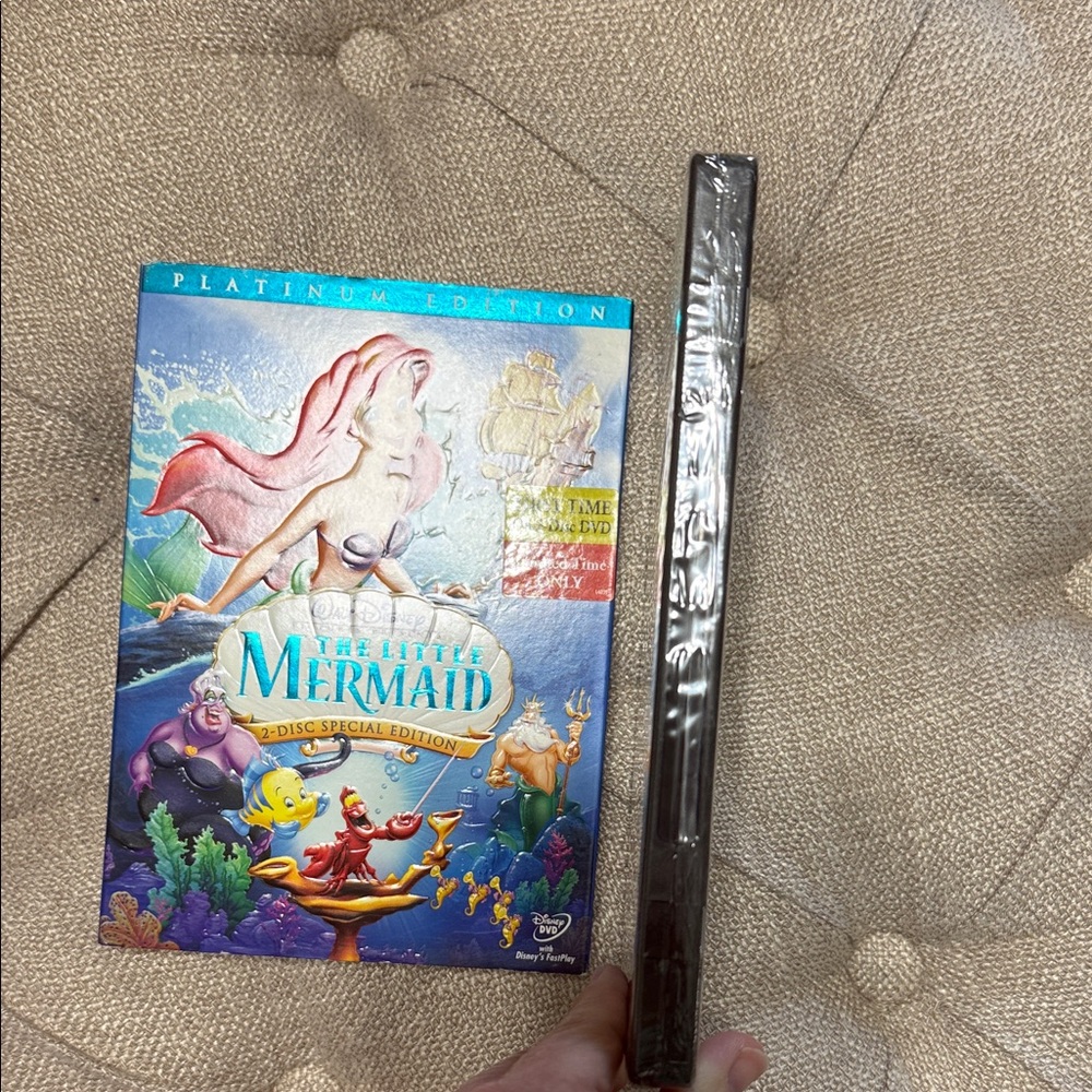 Disney The Little Mermaid Platinum Edition. 2 Discs.  New sealed in plastic.